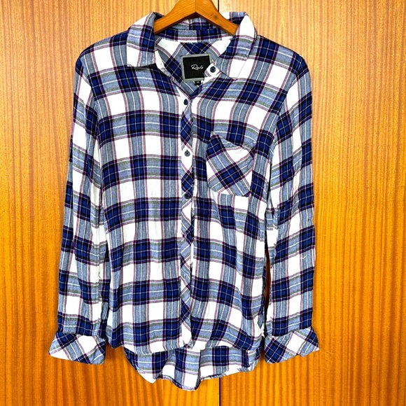 Rails plaid plaid long sleeve button up shirt - Picture 1 of 3